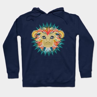 Monkey head illustration Hoodie